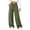 Army Green, variant on Bosfbaoi Sweatpants for Women Drawstring Elastic Waist Wide Leg Pants Patch Pocket Casual Loose Track Pants