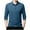 Blue, variant on ohmzyzo Mens Knit Polo Shirts Casual Long Sleeve Classic Golf Shirts Daily Button Down Outdoor Tops Solid Color Regular Fit T Shirts L