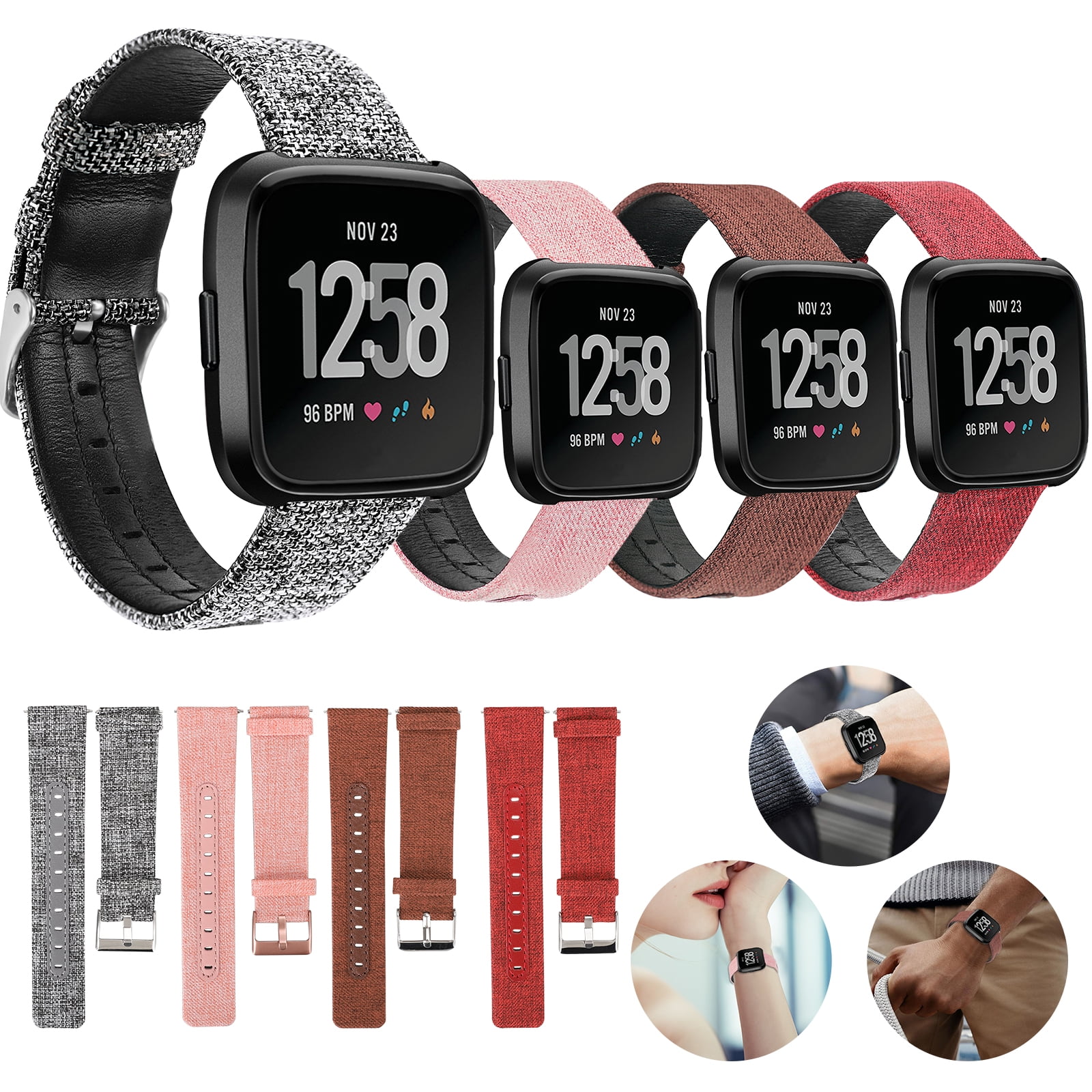 EEEkit - Compatible for Fitbit Versa/Versa 2/Versa lite Edition/Versa Special Edition Band for