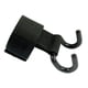 thumbnail image 2 of Par de levantamiento de pesas gimnasio entrenamiento gancho agarres correas guantes muñequeras (negro), 2 of 5