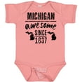 thumbnail image 3 of Inktastic Michigan Awesome Since 1837 Boys or Girls Baby Bodysuit, 3 of 5