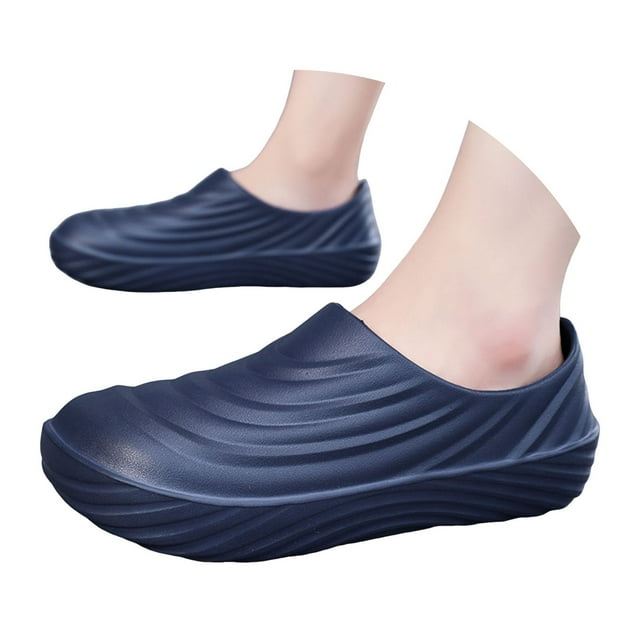 Dakaela Chef Shoes for Men Nonslip Water Proof Garden Kitchen Work Clogs Comfortable Nursing Mules