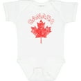 thumbnail image 3 of Inktastic Canada Maple Leaf Boys or Girls Baby Bodysuit, 3 of 5