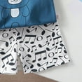 thumbnail image 5 of HCNTES Baby Adorable Vest Pajamas Kids Cute Sleeveless Top and Elastic Shorts Set for Toddler Daily Wear(A-Blue,3-6 Months), 5 of 5