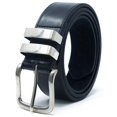 thumbnail image 1 of Ossi Cinturón para hombre de 38 mm con doble presilla - Negro 3XL, 1 of 1
