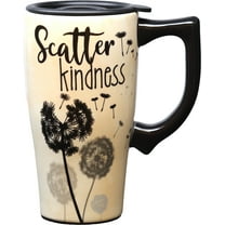 SCATTER KINDNESS 18 OUNCE CERAMIC TRAVEL MUG