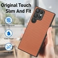 thumbnail image 3 of Compatible with Samsung Galaxy Note 20 Ultra Case,Cute Woven Pattern Case for Women Men,Bumper,Soft Shockproof Camera Protection Phone Case TPU Anti-Bump Silicone Wireless Charging Case,Brown, 3 of 7
