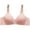 Pink, variant on THDHVS Wireless Bras for Women,Sports Bras for Women,Lady's Nursing Bra Front Release Glossy Comfortable Breathable Bra Underwear No Rims