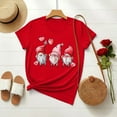 thumbnail image 1 of Xuyuer Women's Lover Printed Round Neck Short Sleeve T-Shirt, Cute Casual Graphic Tee Top for Date Nights, Anniversary Gifts and Couple Outfits, 1 of 7