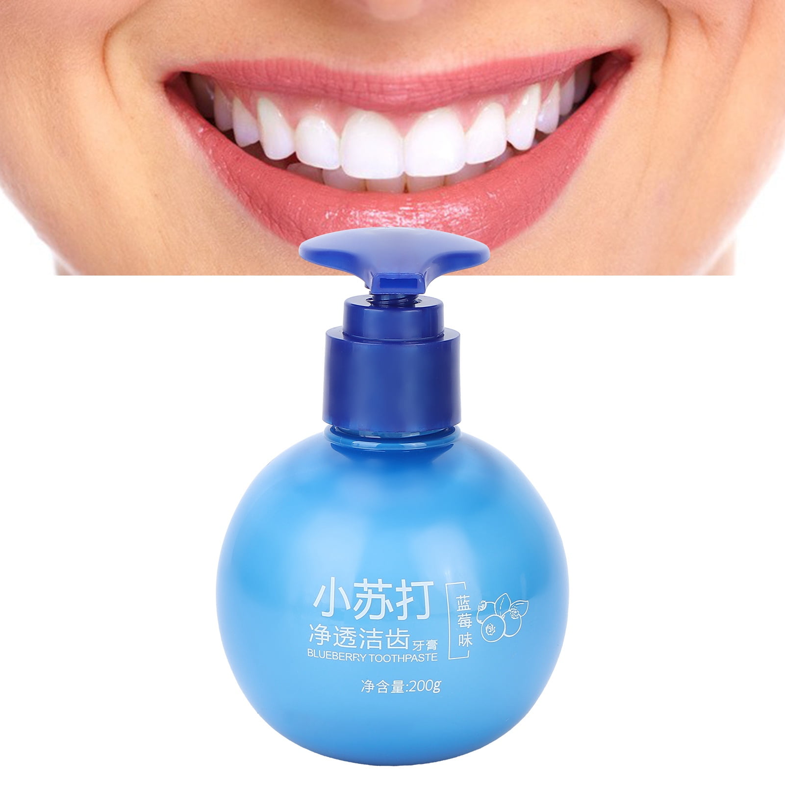 Tebru 200ML Baking Soda Toothpaste Stain Removal Teeth Cleaning