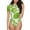 Green Various Lemons, variant on The Xecao Green Avocado Women's Crew Neck Body Suit, a short-sleeved bodysuit and basic swimsuit, both comfort and style for dating and daily life