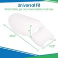 thumbnail image 4 of Mujeres (paquete de 2) - Almohadillas de gel de silicona para dedos gordos - Protectores separadores de escudo - Cojines separadores de dedos para juanetes de pies, 4 of 5