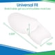 thumbnail image 4 of Mujeres (paquete de 2) - Almohadillas de gel de silicona para dedos gordos - Protectores separadores de escudo - Cojines separadores de dedos para juanetes de pies, 4 of 5