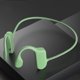 thumbnail image 1 of Green Wireless Bone Conduction Bluetooth Earphones, Osteoconductive, 1 of 4