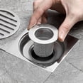 thumbnail image 3 of TACILIP Kitchen Utensils, 304 Stainless Steel Floor Thoroughfare Filter Elements Quick Drainage, Arrest Clogging, Insect Proof Floor Thoroughfare Core, Hair Filter Screen, Gifts for Women, 3 of 4
