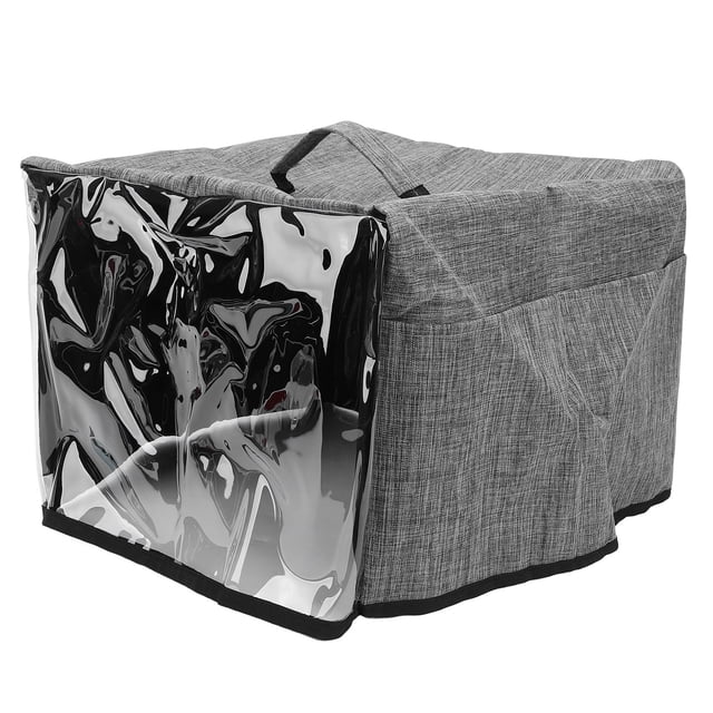 Toaster Dust Cover, Waterproof Lightweight Transparent Front Panel Small Appliance Cover with Base for Toaster