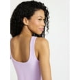 thumbnail image 4 of No Boundaries Cotton Stretch Ribbed Cozy Romper, Women’s XS-XXXL, 4 of 5