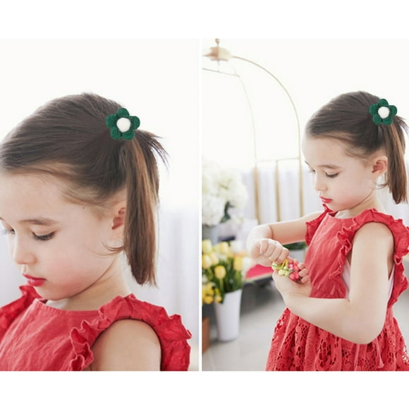 WHAMVOX Flower Felt Pieces Diy Decorations Textile Use for Christmas Crafts 1Set Dark Green