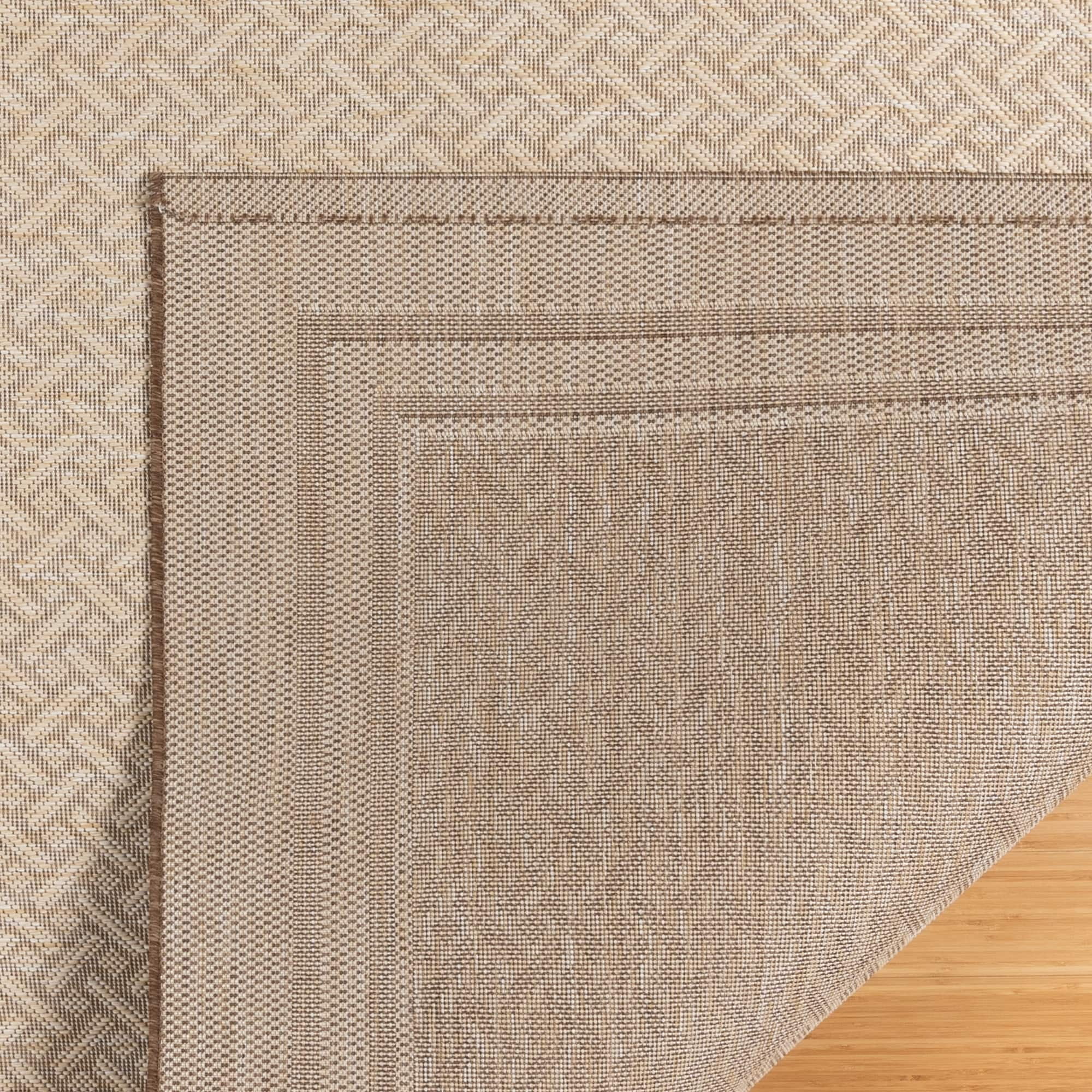 Gertmenian Paseo Soroa Classic Border Flatweave Indoor/Outdoor Area Rug 7'10"x10' - Havana/Sand