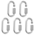 thumbnail image 1 of CHICHUMID 5 Pcs D Shape Quick Link Stainless Steel for DIY and Crafting, 1 of 6