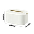 thumbnail image 4 of Vacemry Under $5 Tissue Box Organizer, Remote Control Storage Drawer, Household Napkin Dispenser, Modern Living Room Essential with Hidden Compartment, 4 of 9