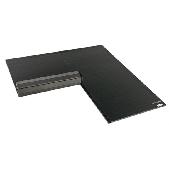 Dollamur 10’x10’x1.25” Wrestling Mat, Black, Home Workouts, Exercise, FLEXI-Connect®
