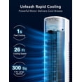 thumbnail image 2 of AIRTHRYL Aire acondicionado portátil sin ventanas, sistema de refrigeración mejorado 2025, enfriador de aire evaporativo de 35 pulgadas con 3 velocidades, temporizador inteligente y oscilación de 70°,, 2 of 5