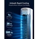 thumbnail image 2 of AIRTHRYL Aire acondicionado portátil sin ventanas, sistema de refrigeración mejorado 2025, enfriador de aire evaporativo de 35 pulgadas con 3 velocidades, temporizador inteligente y oscilación de 70°,, 2 of 5