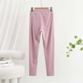 thumbnail image 3 of LYEAA Pajama Pants Women Plus Size Soft Warm Winter High Waisted Home Loungewear Causal Solid Long Sleep Pants Comfortable Sleepwear Bottoms Pink XL, 3 of 8