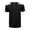 Black, variant on Men's Clothing Dgankt Mens Workout Shirts Men's Solid Color Thin Daily Casual Loose Short Sleeved Shirt