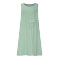 thumbnail image 4 of Vestido de Verano para las Mujeres Playa, Moda Vacaciones Color Sólido sin Mangas Hueco Fuera de la Fiesta Midi para Casual, 4 of 8