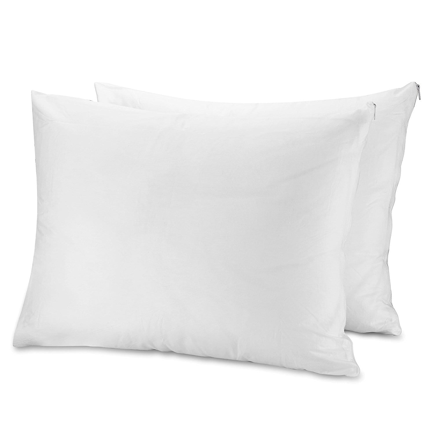 Mastertex Circles Home Cotton Pillow Protector Zippered cover (Set of 2