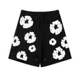 thumbnail image 1 of Pantalones cortos estampados informales para mujeres y hombres, tendencia de moda urbana con bolsillos, pantalones casuales, 1 of 3