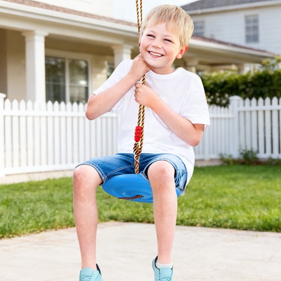 Outdoor Classic Hanging Disc Swing Plastic Tree Swing for Kids 132 Lbs Capacity