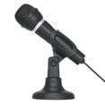 thumbnail image 1 of Mini Microphone with Stand 3.5mm Jack Desk Microphone for Computer Gaming Recording Chatting Singing Meeting, 1 of 8