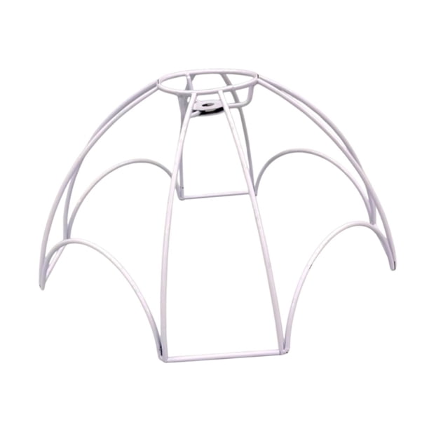 Lámpara colgante de techo con forma de jaula, pantalla de alambre moderna para habitación Un 8x30x16cm