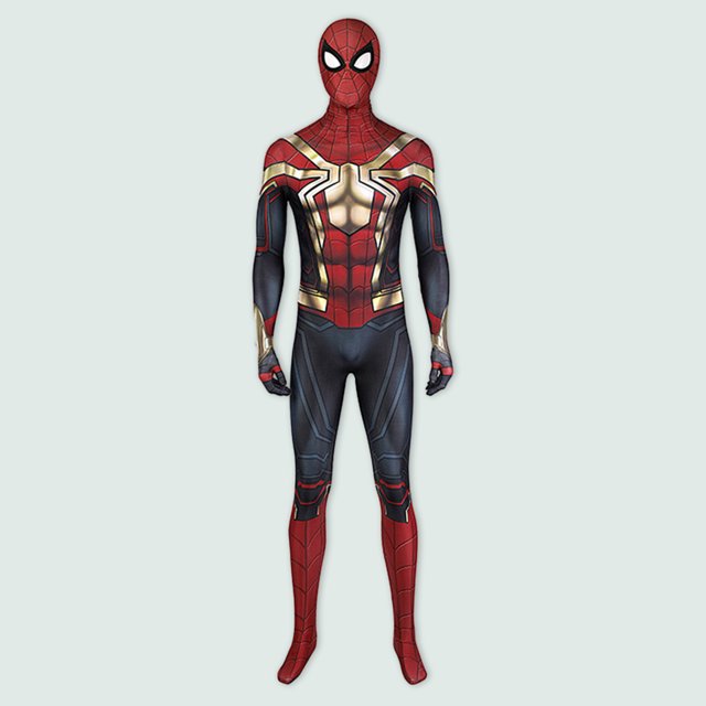 Body de Spider Man para hombre, traje ajustado de película Spider Man, accesorios de Comic-Con para Halloween