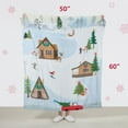 thumbnail image 6 of Lit Holiday LED Throw, Christmas Village Blanket with Soft Fabric, 3 Lighting Modes, 50” x 60”, 6 of 9