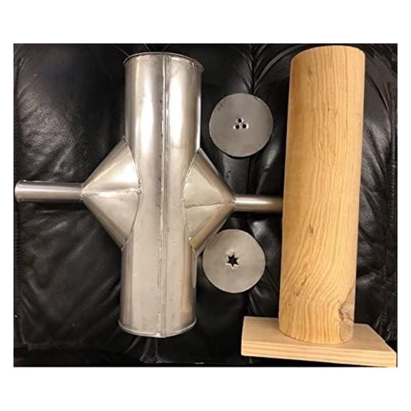 Made in Mexico 12" Mejicana Churrera Churro Maker Churros Manual Hand Machine Metal/Wood w/2 molds
