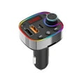 thumbnail image 2 of Konghyp Car MP3 Bluetooth Player – Aluminum Multifunction Device with LED Light and Fast Charge Capability – Perfect for Enjoying Music on the Go While Keeping Your Devices Powered, 2 of 7