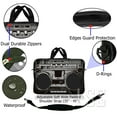 thumbnail image 3 of LSS 17 inch Laptop Sleeve Bag with Handle & Adjustable Strap for 17.4" 17.3" 17" 16" Apple MacBook, Acer, Asus, Dell, Hp, Cassette Player Design, 3 of 3