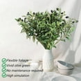 thumbnail image 4 of 1 Artificial Flower*5 Olive Branches for Vases Artificial Olive Tree Plant Greenery Stems 15" Plants for Home Outdoor Decor Aesthetic (Vase Not Included), 4 of 4