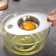 thumbnail image 4 of Separador de huevos Separador de claras de huevo Separador de yemas de huevo de acero inoxidable pulido con gancho para colgar Diseñado para separar las claras de las yemas, 4 of 7