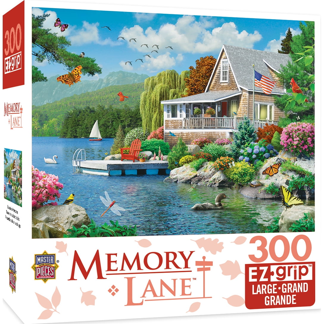 Details about   MasterPieces Memory Lane A Delightful Day 300pc EZ Grip Puzzle 