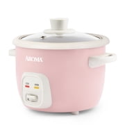 AROMA® 4-Cups (Cooked) / 1Qt. Rice & Grain Cooker, Pink
