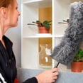 thumbnail image 7 of 7 Pieces Feather Duster with extension pole and telescopic rod for home, high ceilings and window cleaning, 7 of 7