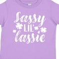 thumbnail image 4 of Inktastic Saint Patrick's Day Sassy Lil' Lassie with Shamrocks Boys or Girls Toddler T-Shirt, 4 of 5