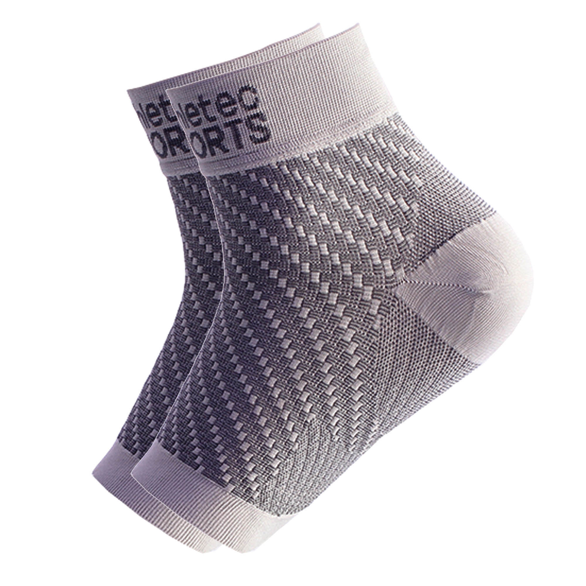 Athletec Sport Compression Foot Sleeves with Arch Support to Help
