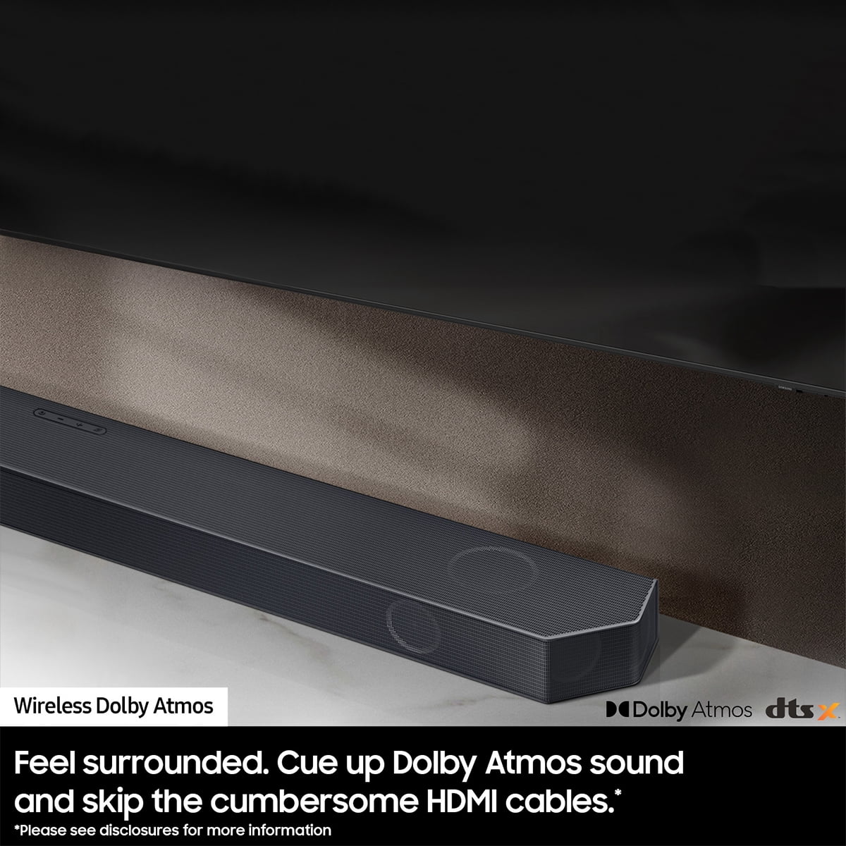 Samsung HW-Q910C Q-series 9.1.2 ch. Wireless Dolby ATMOS Soundbar (HW-Q910C, 2024 model)