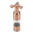 thumbnail image 2 of Pepper Mill Professional Refillable Ceramic Rotor Coarseness Adjustable Manual Pepper Salt Grinder for Kitchen Rose Gold L, 2 of 8